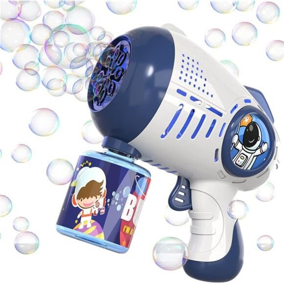 Bubble Gun, Bubble Machine Gun for Kids Toddlers with Rich Bubbles - Picture 1 of 6